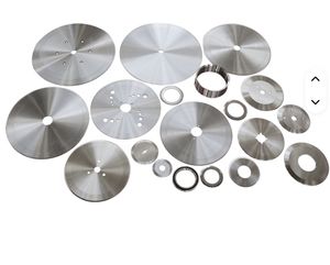 Industrial HSS Metal Film Plastic Paper Textile Rubber Slitting Machine Top Bottom Rotary Shear Wear Resistant Customizable OEM Circular Round Cutting Blade