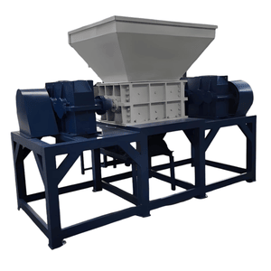 High-Performance Industrial Horizontal Double Shaft Shredder for Tire and Plastic Waste