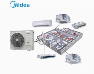 Midea 100kw Roof Standing Cold Air Conditioner Moduler Service for Building Indoor Unit Outdoor Unit Level-a-Quality
