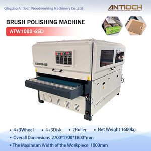 High Performance 1000mm Brush Polishing Sander Woodworking Wide Belt Sanding Machine