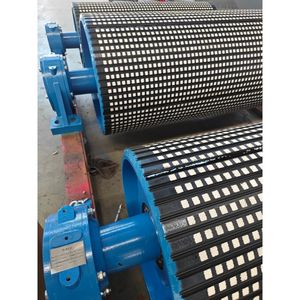 Smooth Plain Steel Bend Drive Head Ceramic Rubber PU Lagging Drum Belt Conveyor Pulley for Conveyor Parts