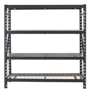 Adjustable Treadplate Embossed Beam Metal Heavy Duty Welded Steel Wire Shelving