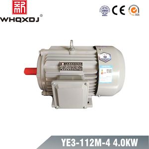High Efficiency Three Phase Induction Motor 4kw 380V Industrial Grade Copper Winding