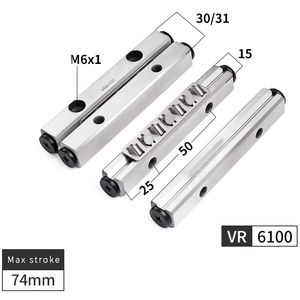 THK Hiwin IKO Vr1 Vr2 Vr3 Vr4 Vr6 Vr12 Vr Type Crossed Roller Linear Guide Rail Vb Type Ball Bearing Guideway Vr6100 Cross Roller Guide with Steel or Brass Cage
