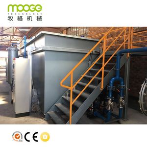 Sewage treatment for plastic recycling production line