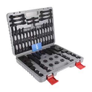 58-Piece M12 Steel Clamping Kit for Precision CNC Milling
