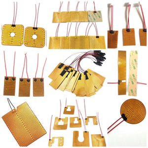 Custom 3V 5V 12V 24V 220V Electric Kapton Film Flexible Polyimide Heater