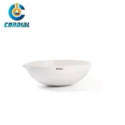 Cordial Lab 500ml Glazed Porcelain Basin with Spout for Laboratory