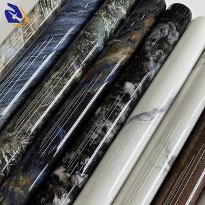 Digital Printing Marble Pet PVC Film Stone PETG Film for Interior Wall Decoration Furniture Use
