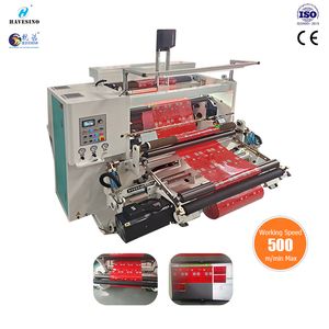 Flexible Packaging Slitter Machine Industrial Grade for Laminated Film with Turret System