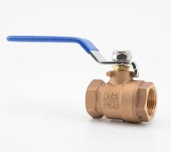 Durable Bronze 2PC Threaded Ball Valve for Plumbing Systems