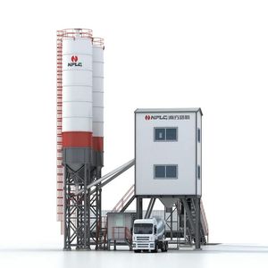 Concrete Mixing Plants of Horizontal Containerized Types