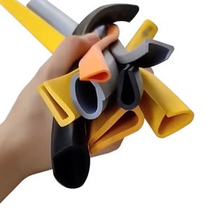 Customization U Channel Edge Protective Sealing Strip for Glass Metal Wood Panel Board Sheet Door Cabinet Bumper Protector