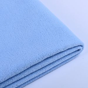 Wholesale Soft and Absorbent 100% Polyester Microfiber Towel Fabric Cleaning Cloth Material