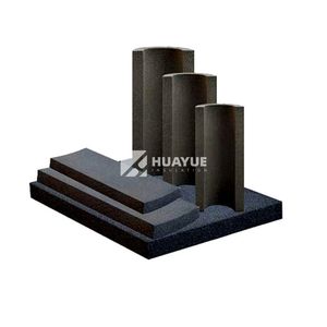 Cold Insulation GB Cellular Foam Glass Pipe for Commerical Pipe and Ductwork
