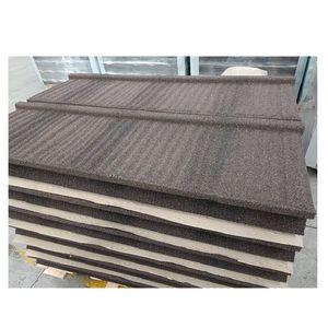Japanese Roof Modern Construction Materials Stone Coated Roofing Panel Metal Aluminum Tile