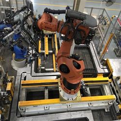 Efficient Welding Robot Table Manipulator with Turntable Design
