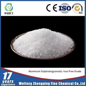 Drinking Water Grade Bulk Aluminum Sulfate CAS 10043-01-3 Al2 (SO4) 3 Sulphate for Water Treatment