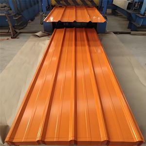 Premium 0.5mm PPGI PPGL Corrugated Steel Sheet Gi Color Zinc Coated Roofing Sheet for Construction
