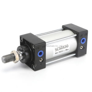 Sc50X50 Sc Series Double Acting Aluminium Alloy Pneumatic Air Cylinder