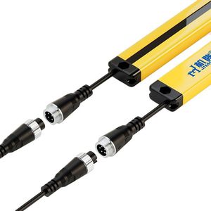 General Purpose Infrared Safety Light Curtain, IP65 IP67 Waterproof Through-Beam Optical Sensor for Machine Safety Protection and Object Measuring