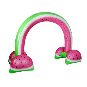 Outdoor Water Spray Toys Inflatable Watermelon Arch Sprinkler for Kids Water Toys