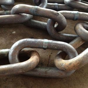 Smooth Surface Customizable 56-480mm Length Long-Link Mooring Chain