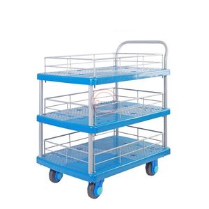 Three-Layer Noiseless Trolley with Sturdy Wire Fence Design