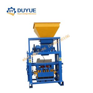 German Technology Duyue Qt40-1 Semi-Automatic Concret Block Block Machine