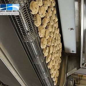 Stainless Steel Balanced Wire Mesh Conveyor Belts Are Used in Seafood- Vegetables Dry Industry