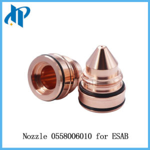 Nozzle 0558006010 for Esab PT36 Plasma Cutting Torch Consumables 1.0mm 50A