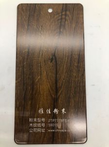 Vacuum Machine Wood Heat Transfer Powder Coating Wooden Grain Spray Paint for Metal Furniture