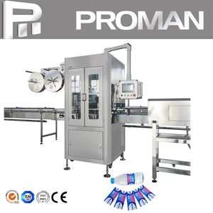 Automatic PVC Sleeve Shrink Label Self-Adhesive Sticker Label Labeling Machine for Bottles