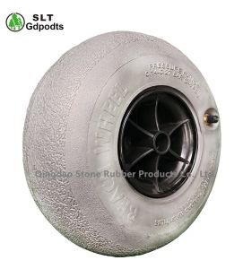 10 Inch Balloon Tire for Kayak Cart Beach Cart Jet Ski Trailer PU Tire