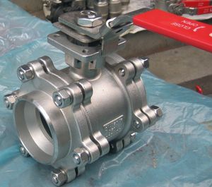 3PC Stainless Steel Bolt Body Weld End RP 1000wog Ball Valve