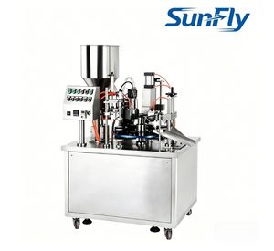 High Quality Ultrasonic Plastic Lotion Tube Cosmetic Cream Paste Tube Semi Automatic Soft Tube Filling and Sealing Machine