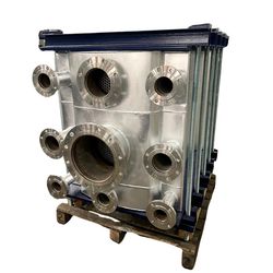Heavy-Duty Flow Plate Heat Exchanger for Industrial Use