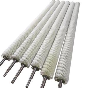 Factory Price Industrial Belt Cleaning Brush Roller Cylindrical Conveyor Brush Cylinder Nylon Roller Brush for Cleaning