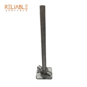 China Reliable Adjustable Height Ringlock Base Jack for Scaffolding Base Support