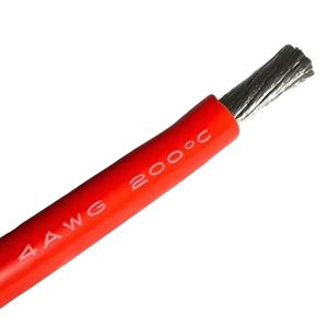 Durable Electrical Temperature Resistance Silicone Rubber Wire 24AWG