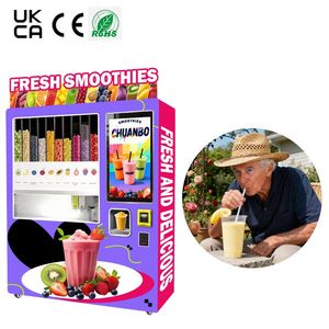Self Servicesmart Fully Automatic Vending Smoothie Vending Machine