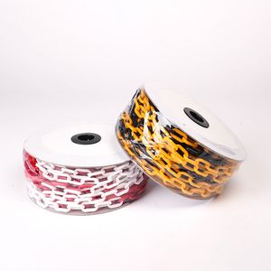 Traffic Barrier Plastic Warning Chain Yellow/Black and Red/White