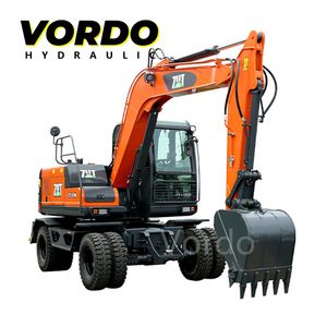 Zut OEM Factory Manufacture 7.3 Ton CE EAC Zt95W-L4 Zt95W L4 Mini Wheel Crawler Excavator