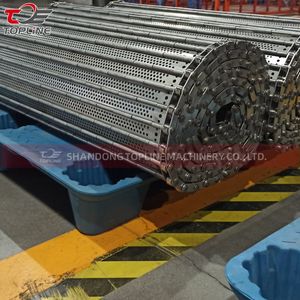 High Quality Stainless Steel Punched Plate Chain Belt