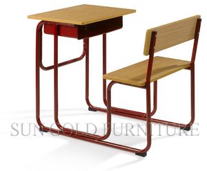 Modern Hot Sale Training Classroom Single Student Desk & Chair for School Furniture