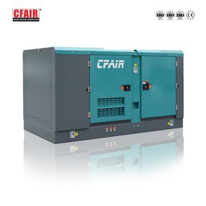 390cfm 10.5bar Diesel Engine Box Type Portable Air Compressor for Sandblasting