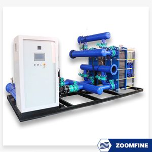 HVAC Industrial Integrated Plate Heat Exchanger Unit Heating Oil Process Liquid