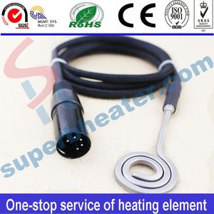 K Type Thermocouple Flat Hot Runner Coil Heater