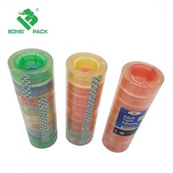 Crystal Clear Rainbow Stationery Tape for School Office