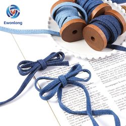 Twill Solid Color Denim Webbing Clothing Shoe Box Gift Box Decorative Bow DIY Hair Accessories Toys Bags Decorative Tape